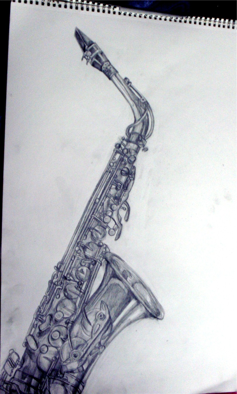 811x1348 Alto Saxophone By Elizabethpicardi
