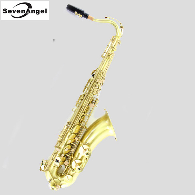 640x640 Tenor Bb Green Wire Drawing Sax Wind Instrument Saxophone Western