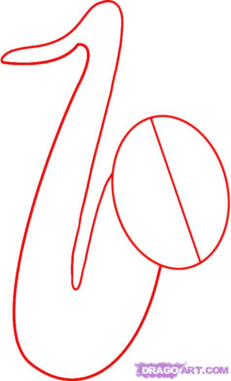 476x785 How To Draw A Saxophone Step 1 Crown Cake