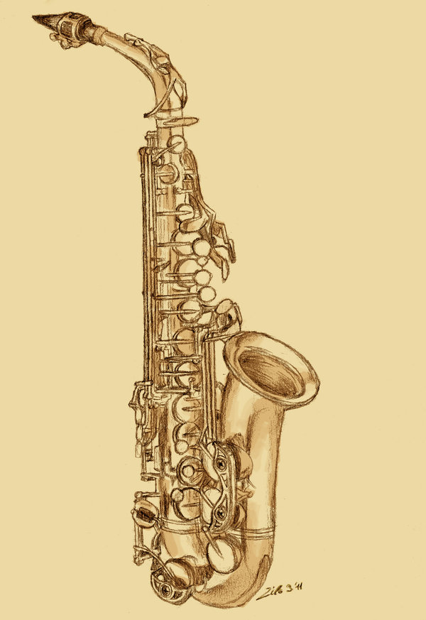 600x873 Saxophone By Lilotea Chan