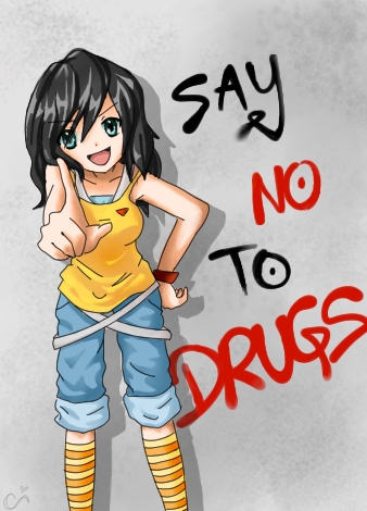 338x470 Say No To Drugs! (For Reinboo) By Chari Chan (Manga Original Drawing)