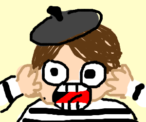 300x250 Scared French Person (Drawing By Isolhacruz)