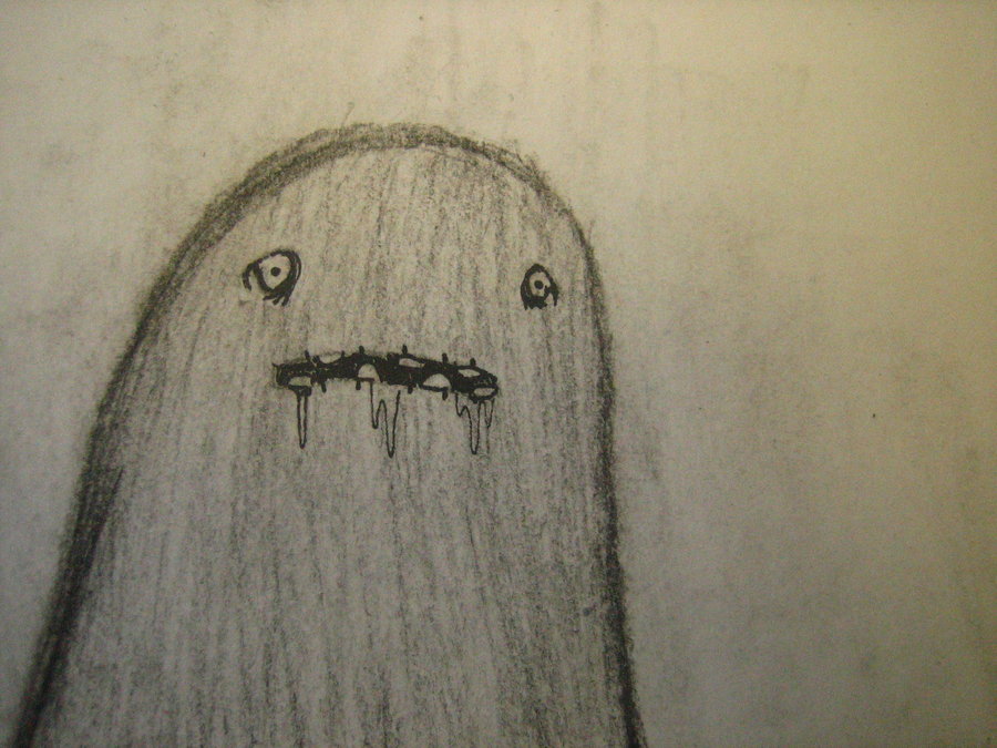 900x675 Scary Drawing O By Cookiemonstermeow