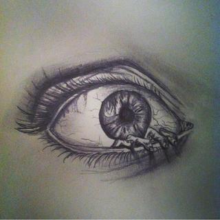 Scary Eye Drawing at GetDrawings | Free download