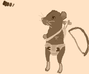 300x250 Cupid Is A Kinda Scary Looking Rat