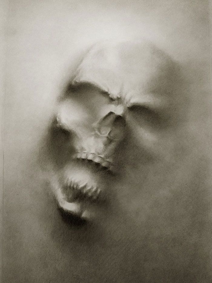 700x933 Scary Skull 3d Illustration