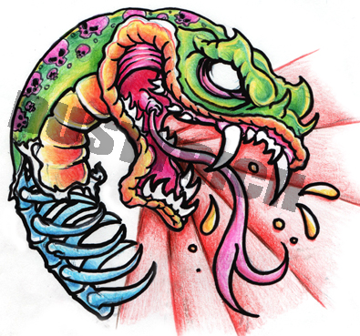 395x369 Pencil Drawings Gig Poster Co.