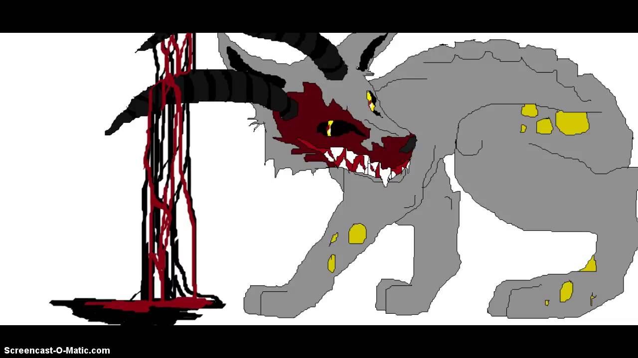 1280x720 Scary Wolf Drawing!