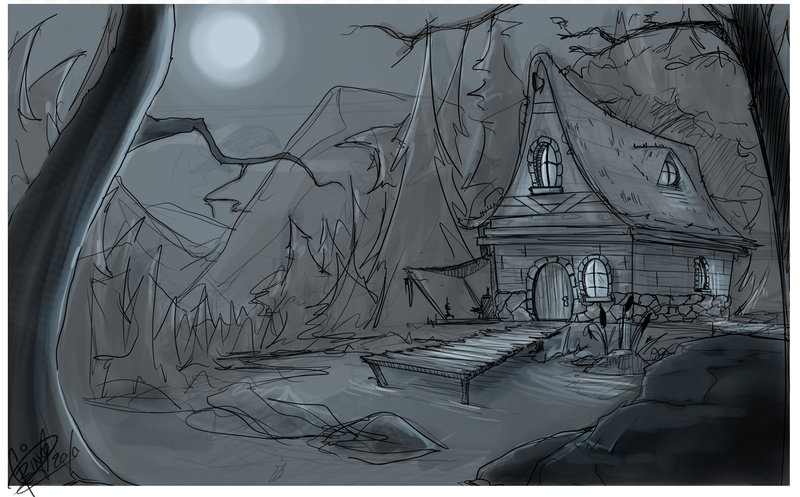 800x497 Scene Sketch By Shye6686