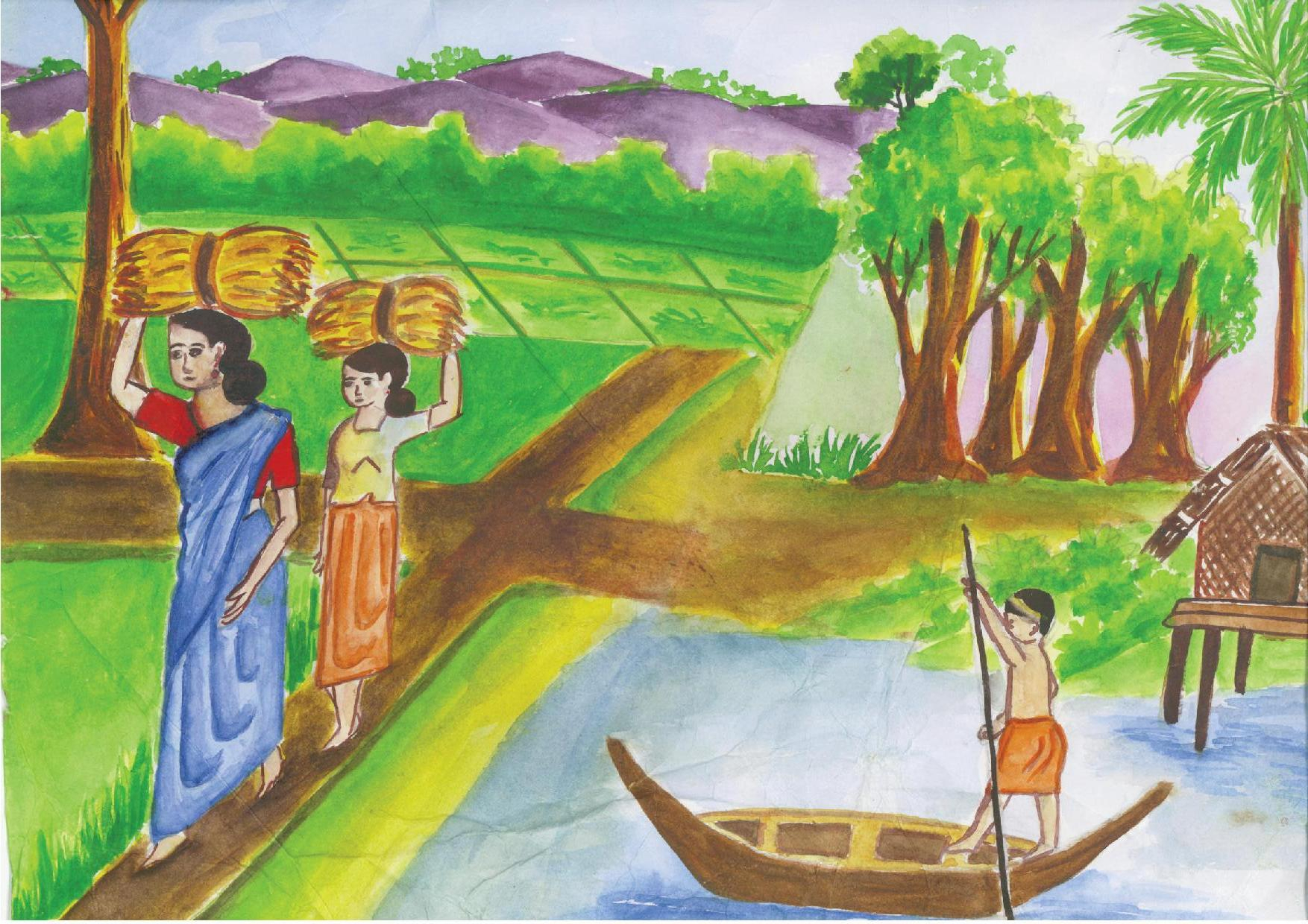 1754x1240 Nature Pics For Drawing Nature Drawings For Kids Images Scenery