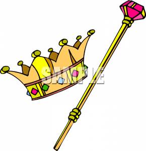 290x300 Clip Art Kings Crown And Scepter Clipart