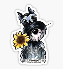 210x230 Miniature Schnauzer Drawing Stickers Redbubble