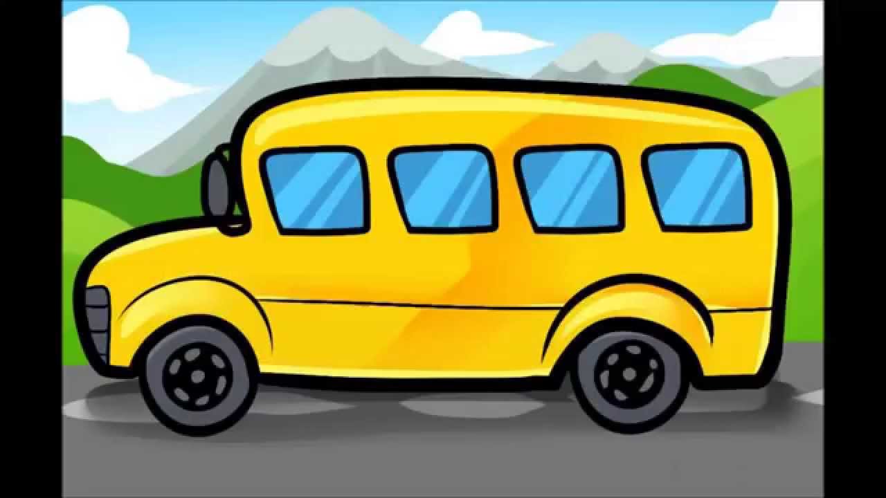 1280x720 How To Draw A School Bus Step By Step