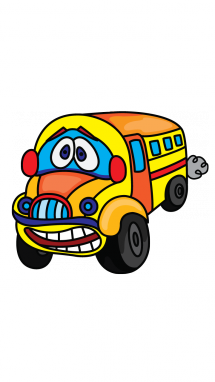 215x382 How To Draw A Children's School Bus, Easy Step By Step Drawing