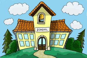 300x200 How To Draw A School