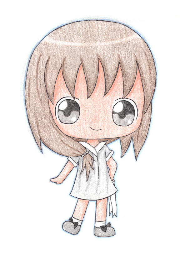 608x833 Everyday Chibi School Girl By Xdburnttoast