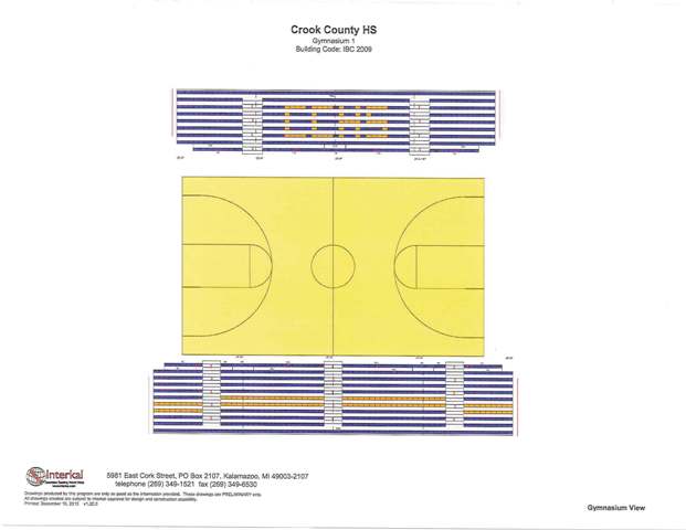 621x480 New Bleachers Amp Refinished Floors For High School Gym Crook