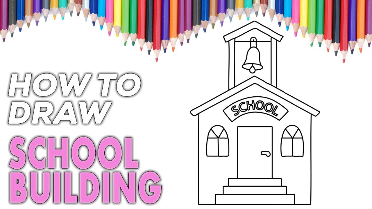 1280x720 To Draw A School House For Kids