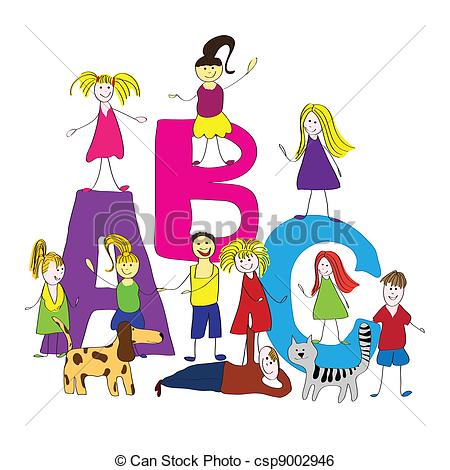450x470 Abc, Happy Kids, Back To School. Happy Kids, Child's Drawing