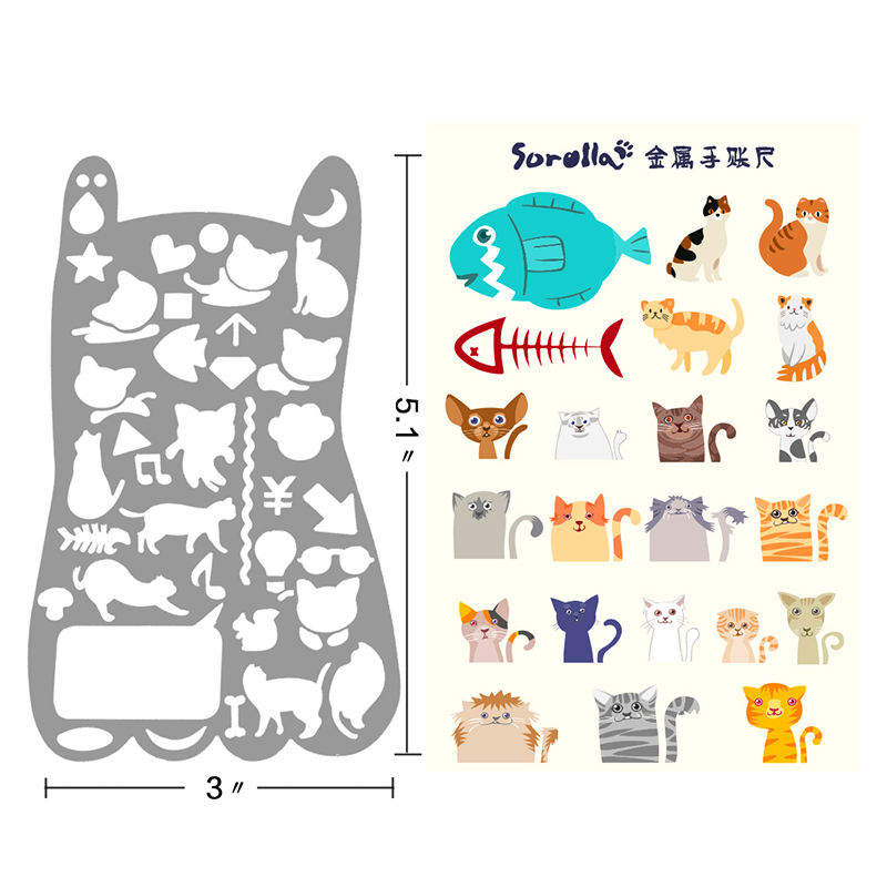 800x800 Craft Square Rectangle Ruler Metal School Supplies Drawing Tools