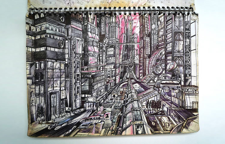 750x480 Killer Sci Fi Drawings In Sketchbook Scene360