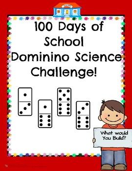 270x350 100 Days Of School Science Domino Challenge Scientific Method