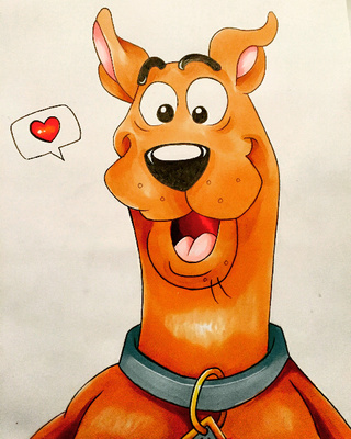 320x400 Scooby Drawings On Paigeeworld. Pictures Of Scooby