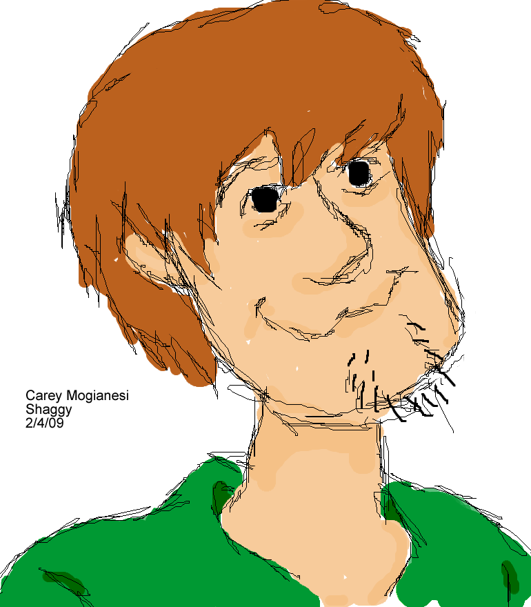 770x880 Shaggy Scooby Doo By Insane Little Girl