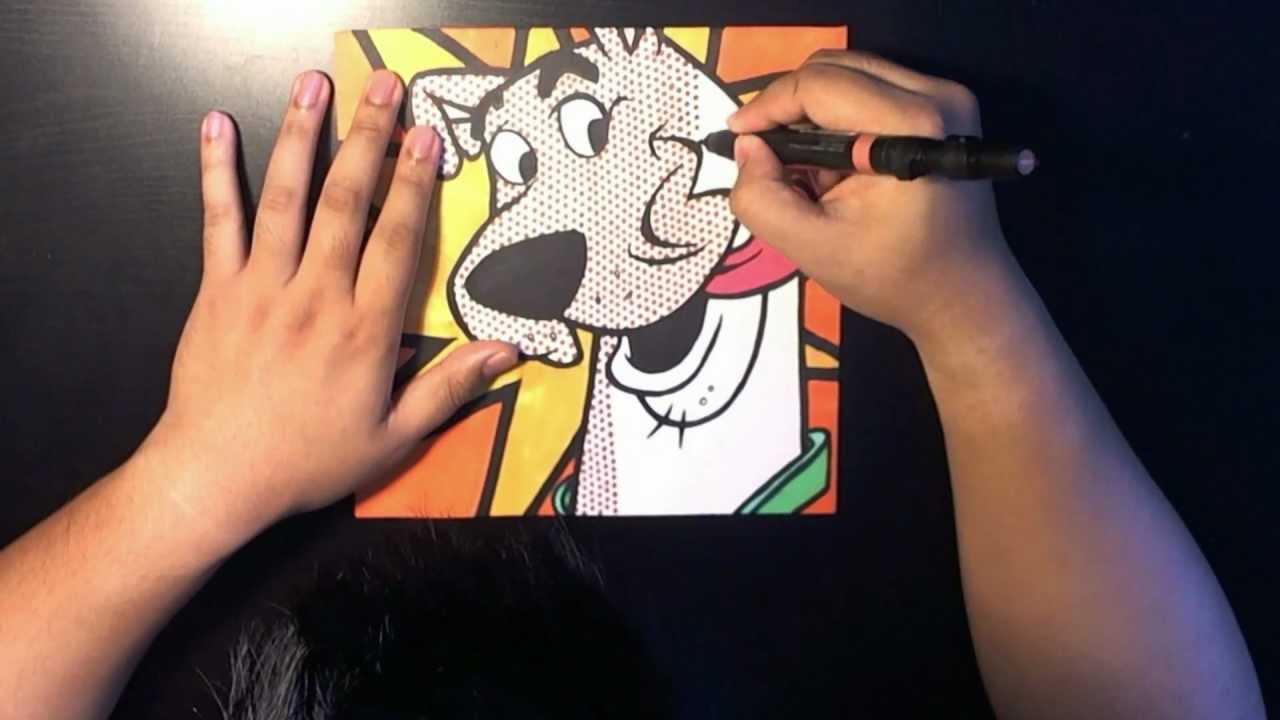 1280x720 Pop Art Drawing