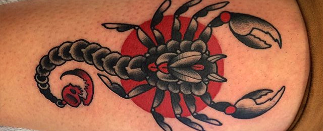 640x260 60 Traditional Scorpion Tattoo Designs For Men