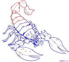 236x211 A Quick Line Drawing Of A Scorpion. (Yes, I Like Scorpions) My