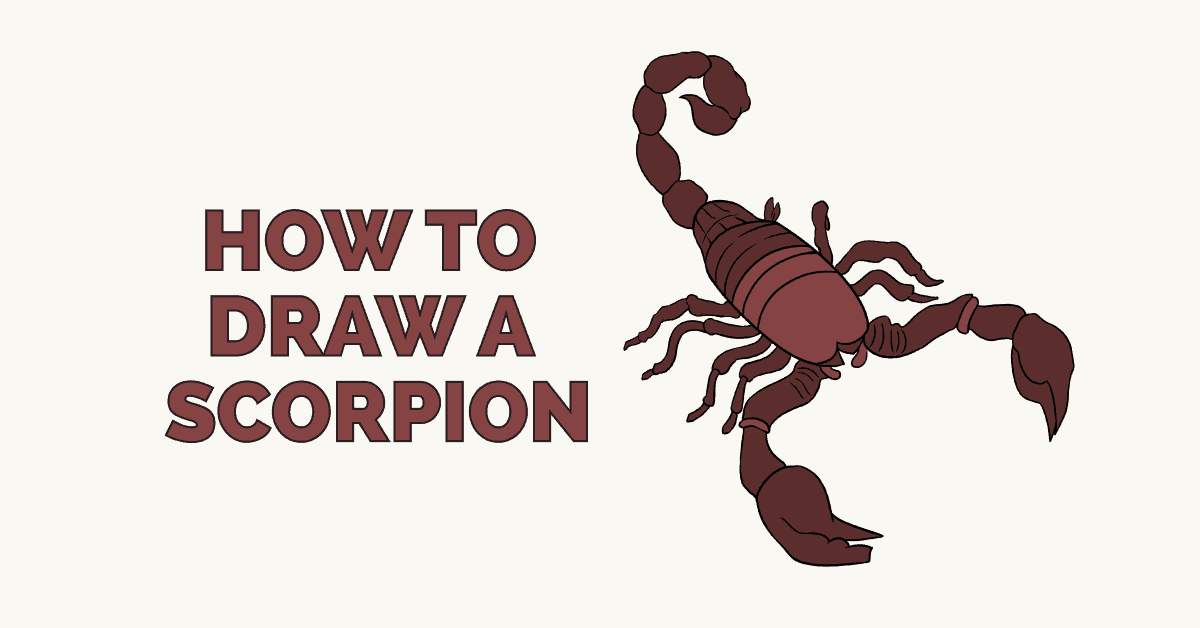 1200x628 How To Draw A Scorpion