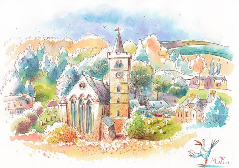 770x542 Saatchi Art Dunblane, Cathedral