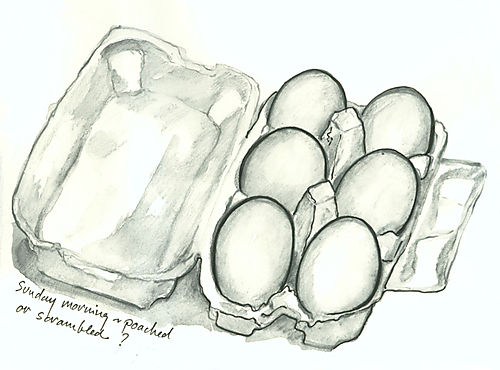 500x370 Eggs Drawing 3