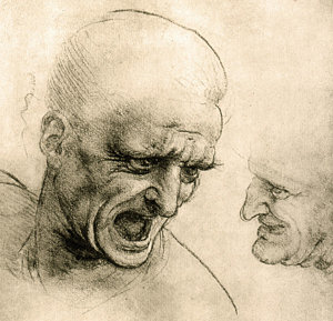 300x289 Man Screaming Drawings Fine Art America