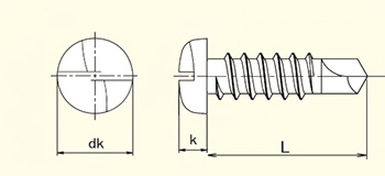 350x160 Clutch Head Round Security Self Drilling Screws Fastenright Ltd