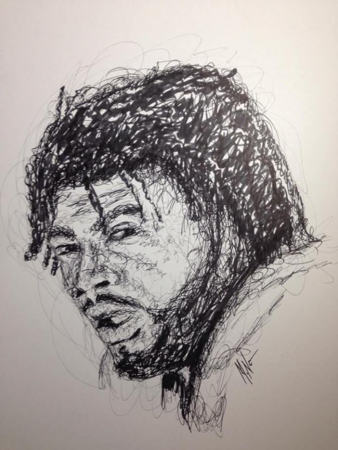 694x925 Speed Drawingscribble Art