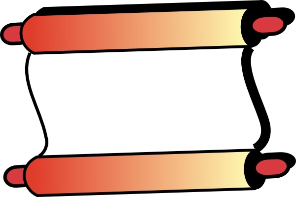 600x399 Paper Scroll Clip Art Free Vector In Open Office Drawing Svg