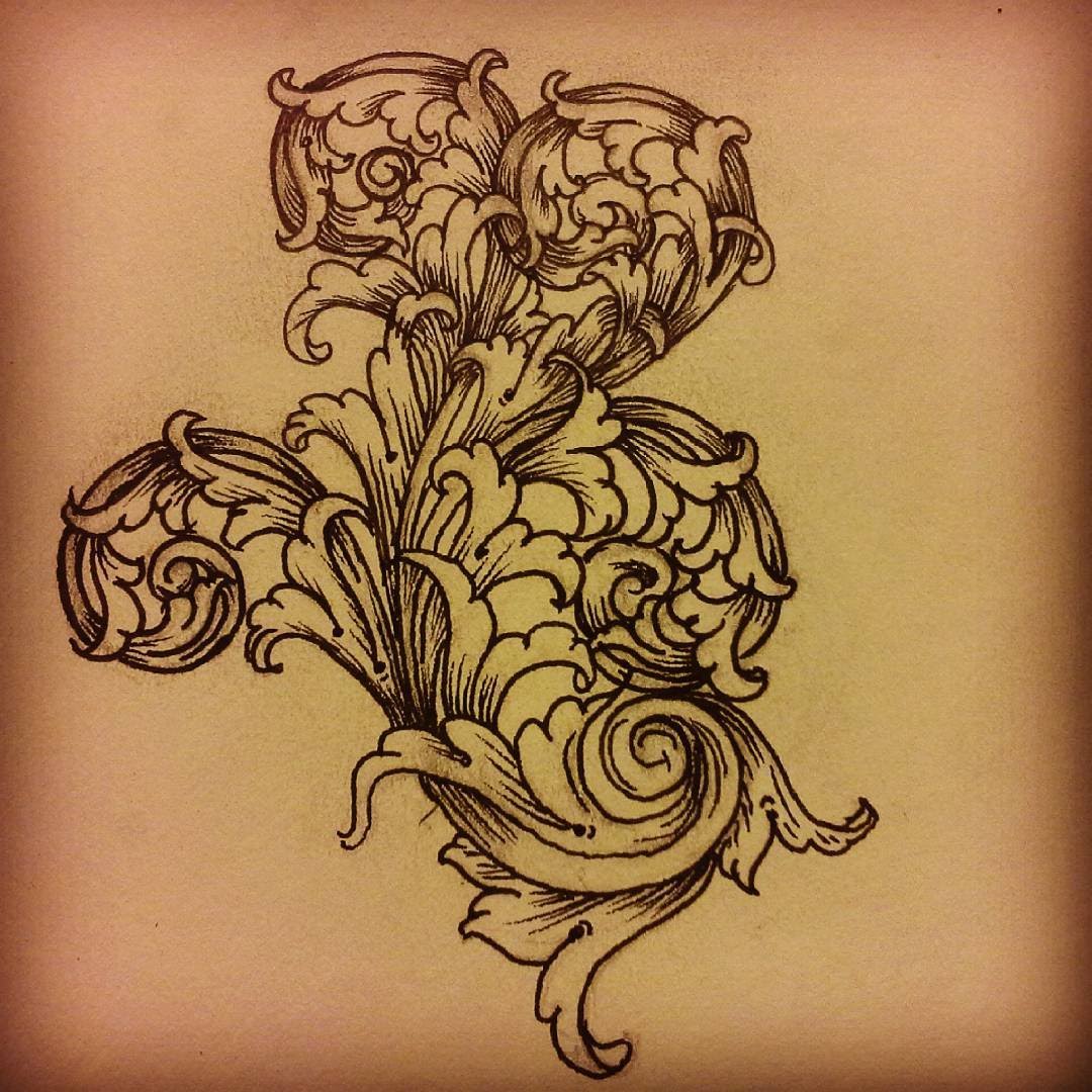 1080x1080 Drawing Scrollwork Formula For Hand Engraving
