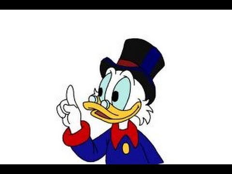 480x360 How To Draw Dagobert Duck, Scrooge Mcduck