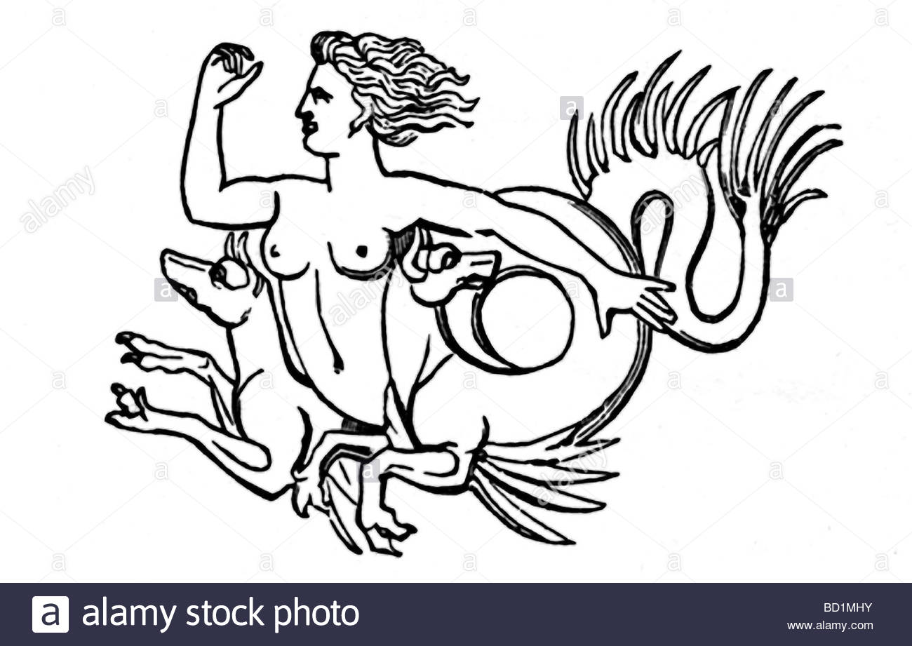 1300x921 In Greek Mythology, Scylla Was A Monstrous Creature That Lived