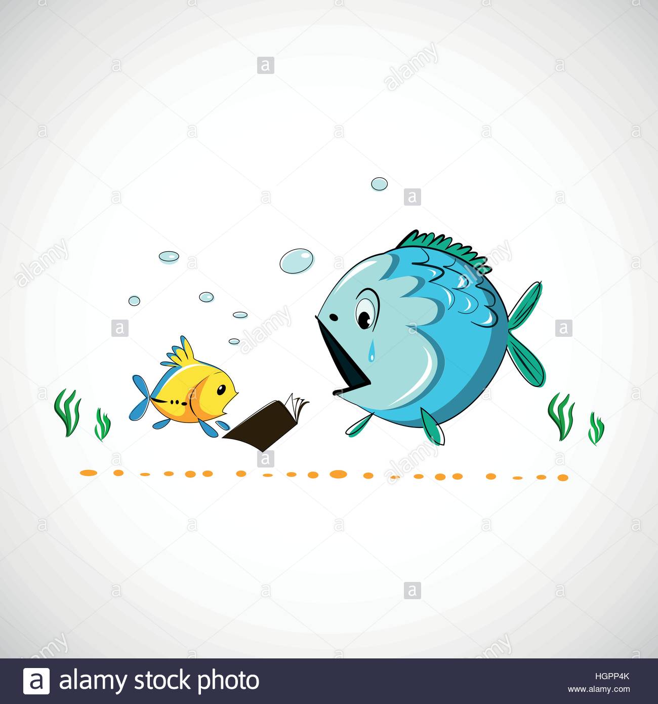 1300x1390 Vector Drawing Funny Cartoon Sea Fish Eps Stock Vector Art