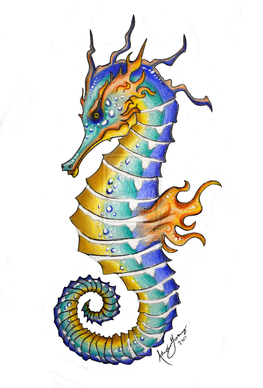 900x1327 Seahorse Art King Of Seahorses By Ashesdust