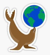 210x230 Sea Lion Drawing Stickers Redbubble