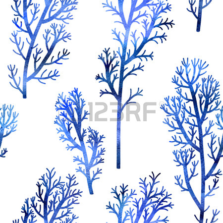 450x450 Floral Seamless Pattern With Wild Plants Drawing In Watercolor