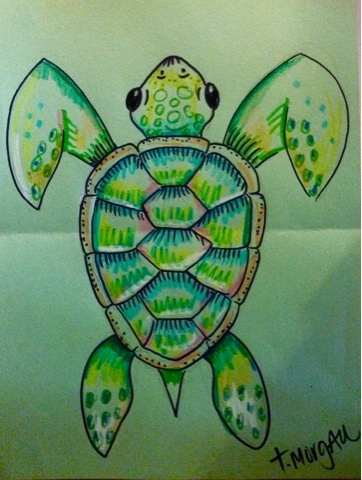 362x480 The Lost Sock Sea Turtle