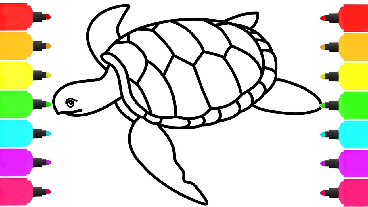 Sea Turtle Drawing For Kids at GetDrawings | Free download