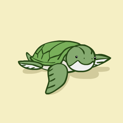 400x400 The Draw Something Daily Initiative Limey The Baby Sea Turtle