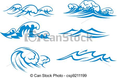 450x298 Ocean And Sea Waves Set For Design Eps Vectors
