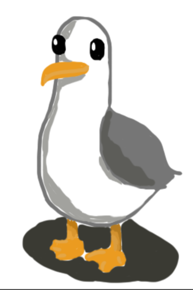 640x960 Farmville Treasure Seagull Drawing